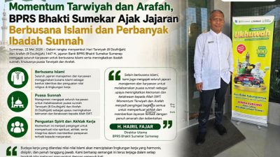 BPRS Bhakti Sumekar Gaungkan Busana Islami dan Spirit Spiritual di Momentum Arofah